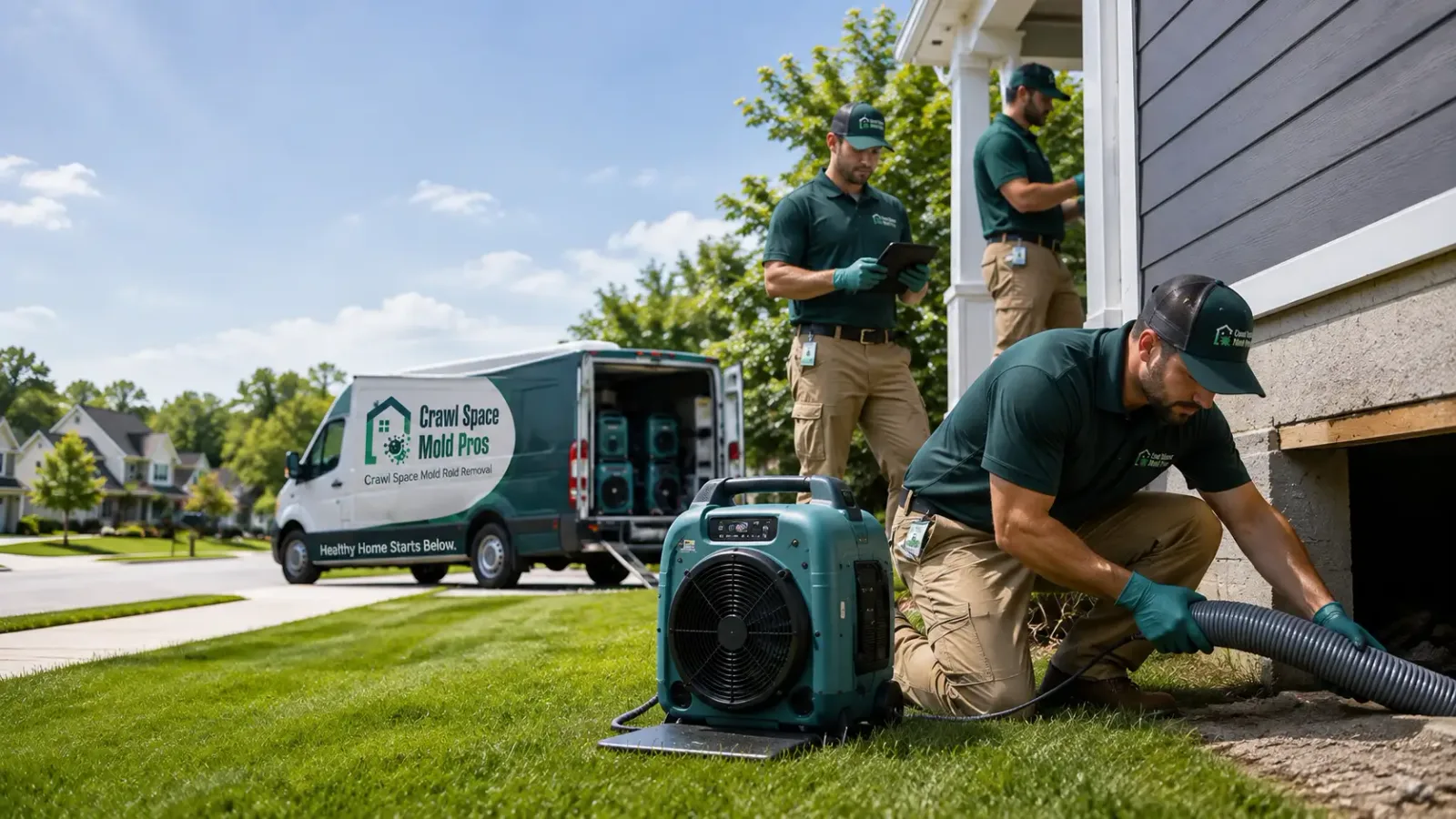 Crawl Space Mold Removal in Pickett, WI